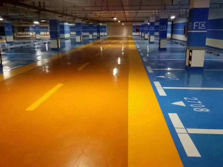 防滑耐磨停車場地坪