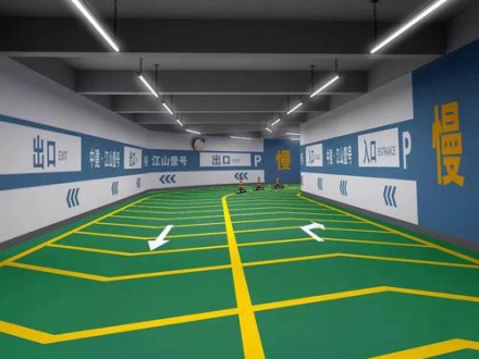 防滑耐磨停車場地坪