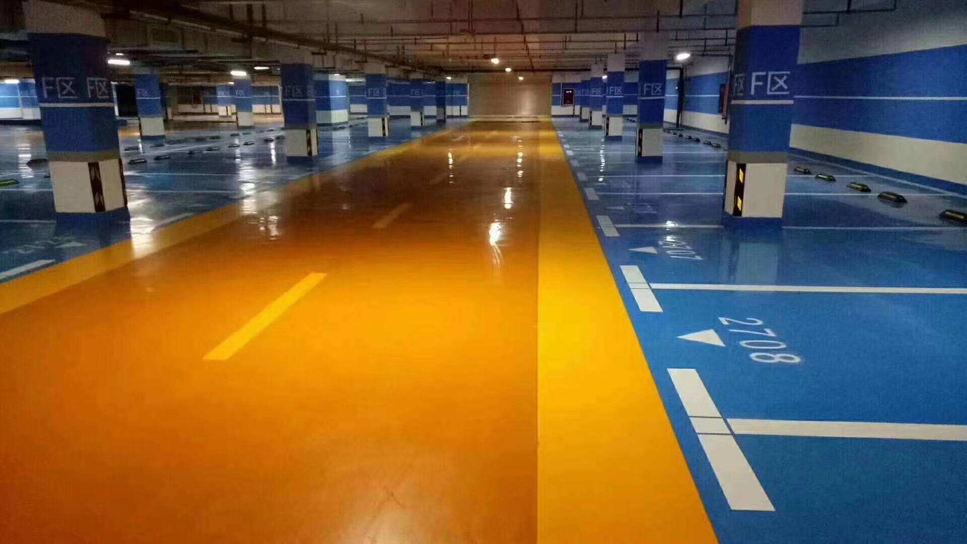 防滑耐磨停車(chē)場(chǎng)地坪