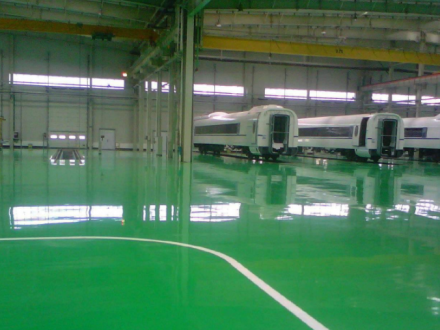 工廠(chǎng)車(chē)間環(huán)氧樹(shù)脂薄涂地坪